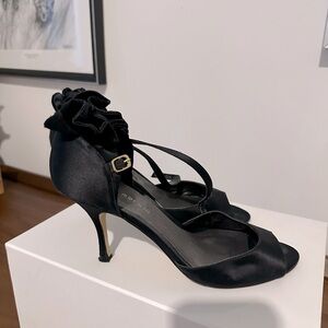 Ann Marino Satin Sandals Pumps